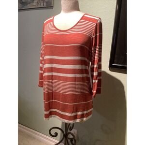 Anthropologie Dolan Long Sleeve Stipend Tunic Lagenlook Woman's Top Size XL